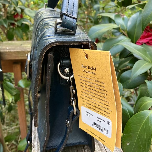 Patricia Nash Amara Top Handle Leather Crossbody Bag - Picture 2 of 7